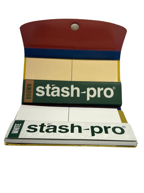 Stash-Pro Magnetic Pocket Pack With Crushing Tray (64 Roaches + 32 Rolling Papers)
